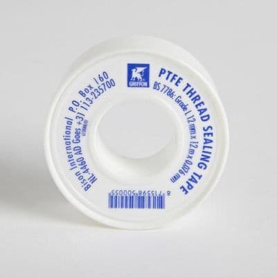 12mm Wide PTFE Thread Seal Tape