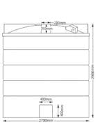 15,000 Litre Water Tank - Potable