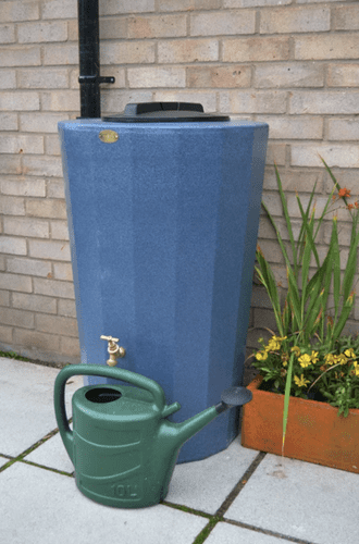 185 Litre Water Butt  Blue Marble Midi Metro