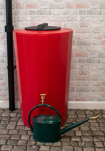 185 Litre Water Butt  Red Midi Metro