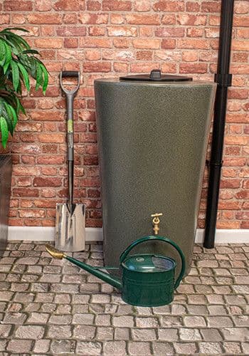 210 Litre Water Butt  Green Marble City Just Water