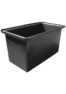 580 Litre Open Top Water Tank - Black