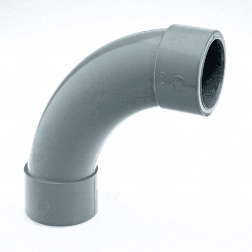 ABS 90 Degree Short Radius Bend Plain - Imperial - All sizes