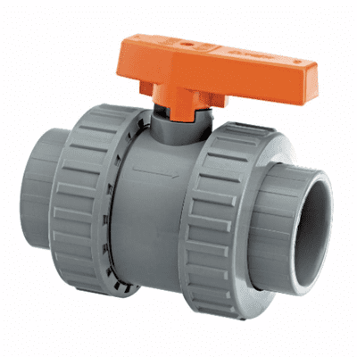 ABS Industrial Ball Valve - Double Union - Inch / Imperial EPDM Seals