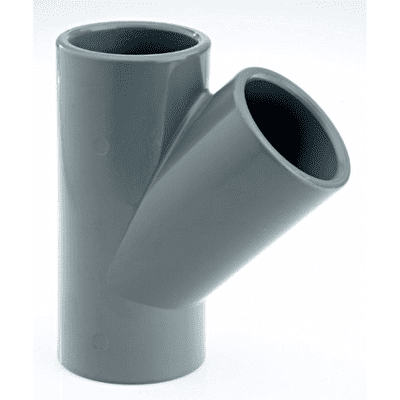 ABS Y Piece / 45 Degree Tee Plain - Imperial - All sizes