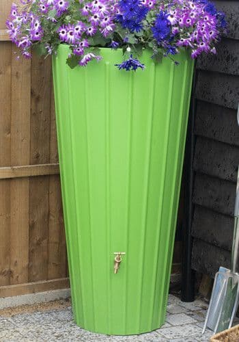 Apple Green Cosmo Water Butt Planter - 200 Litre