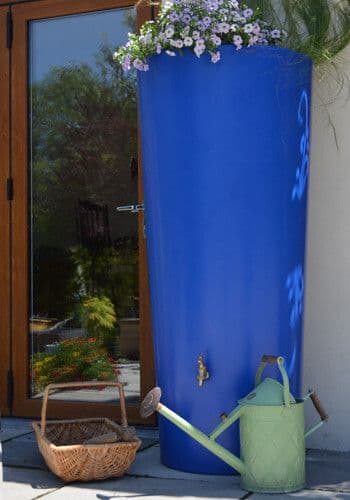 Blue Big City Water Butt Planter