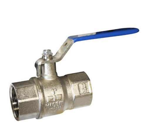 Brass Ball Valve - Screwed BSPP Blue Lever
