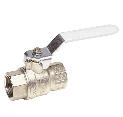 Brass Ball Valve - Screwed BSPT White Lever