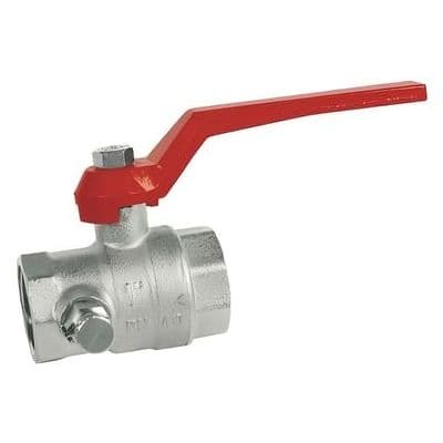 Brass Ball Valve with Drain Plug