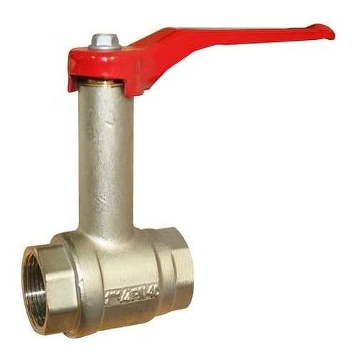 Brass Ball Valve with Fixed Extended Neck