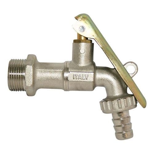 Brass Ball Valve with Hose Union  Lockable