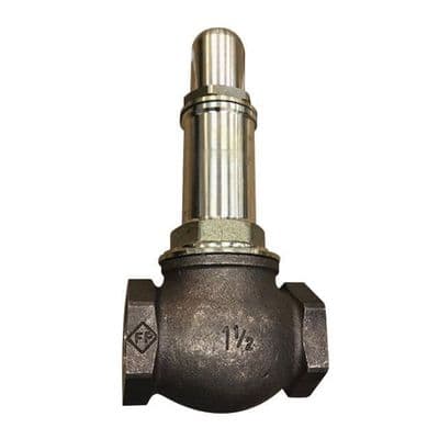 Brass / Bronze Safety Relief Valve  Inline  Metal Seat