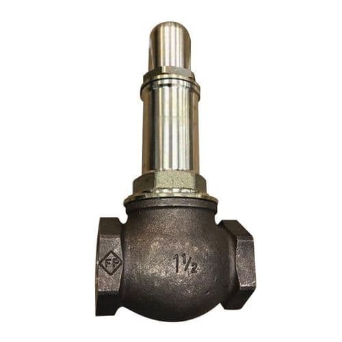 Brass / Bronze Safety Relief Valve  Inline  PTFE Seat