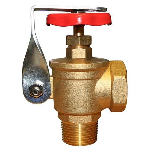 Brass Globe Valve  Locking