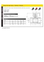 Brass Mini Ball Valve  Female x Female BSPP  Black Short Handle