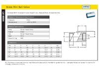 Brass Mini Ball Valve  Female x Female  Screwdriver Operated  WRAS Approved