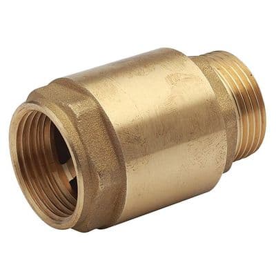 Brass Spring Check Valve  Female x Male
