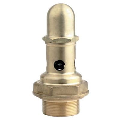 Brass Spring Safety Relief Valve  Cap Top