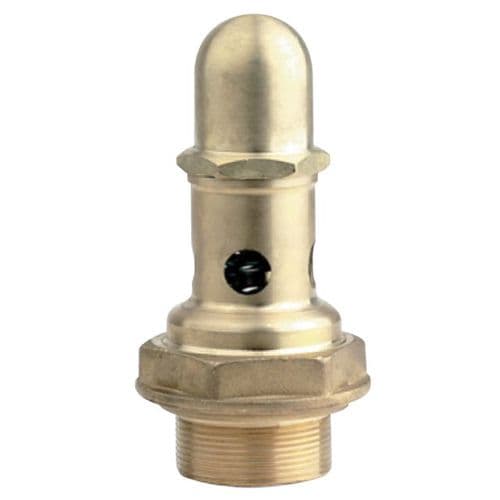 Brass Spring Safety Relief Valve  Cap Top