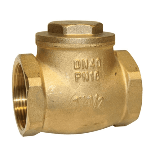 Brass Swing Check Valve - Metal Seat