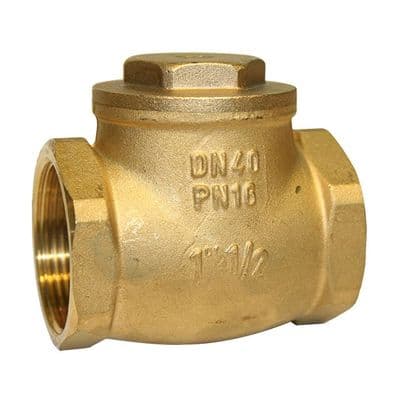 Brass Swing Check Valve  Rubber Seat