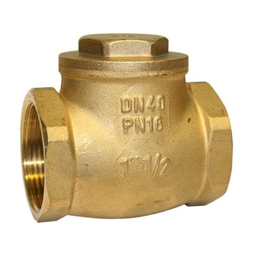Brass Swing Check Valve  Rubber Seat