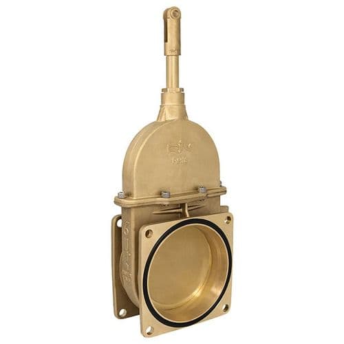 Brass Vacuum Tanker Gate Valve  AGRI Square Flanged