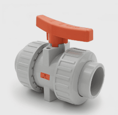 C-PVC Plain Double Union Ball Valve