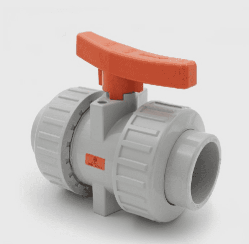 C-PVC Plain Double Union Ball Valve