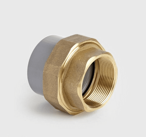 C-PVC Plain to Brass Threaded Female BSP Union