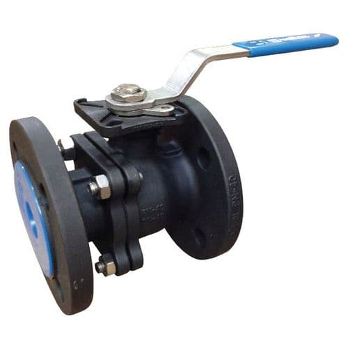 Carbon Steel Ball Valve  Flanged ANSI 150  ISO Top