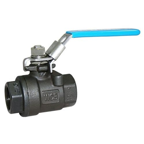 Carbon Steel Ball Valve  Screwed BSPP  2 Piece Body