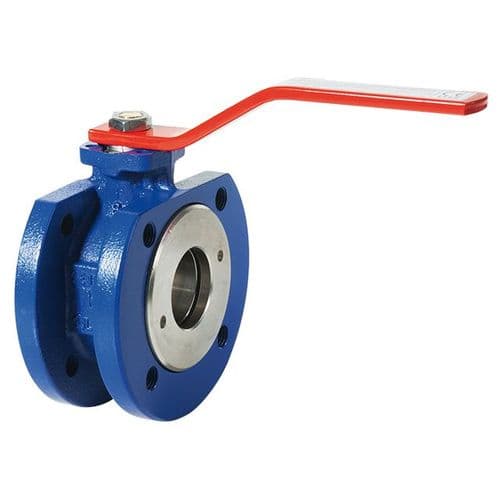 Cast Iron Ball Valve  Wafer Type  Direct Mount PN16