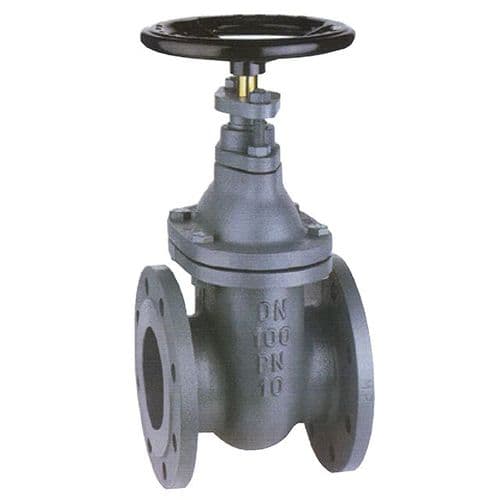 Cast Iron Gate Valve  Flanged PN16  Brass Stem  PN10 Rated