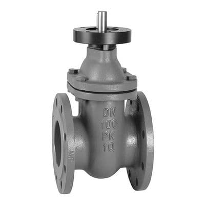 Cast Iron Gate Valve  Flanged PN16  Cast Bronze Seat  Mounting Flange