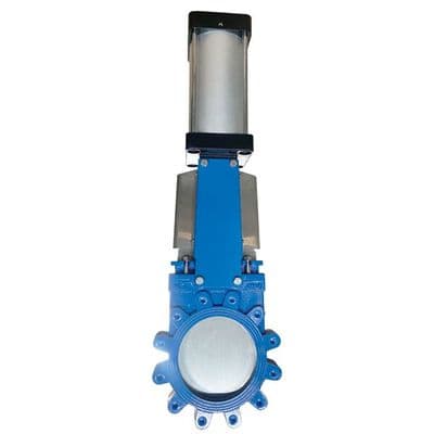 Cast Iron Knife Gate Valve  Unidirectional  Double Acting Actuator PN16