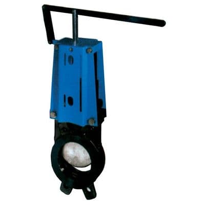 Cast Iron Knife Gate Valve  Unidirectional  Lever Operated  Wafer PN10