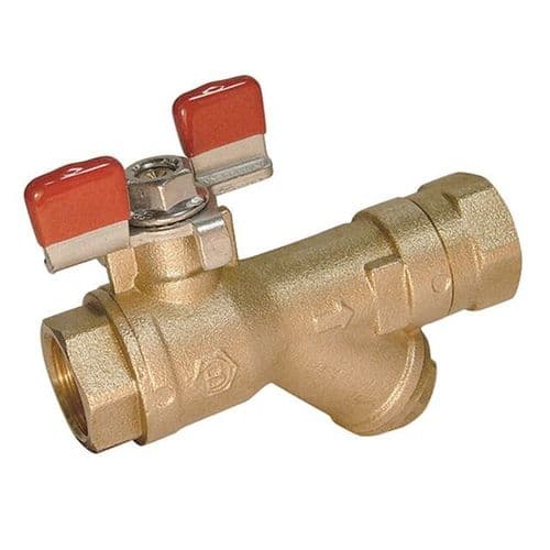 Combined Ball Valve / Check Valve / Strainer Unit  Screwed BSPP