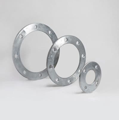 GALVANISED MILD STEEL BACKING RING - ASA 150