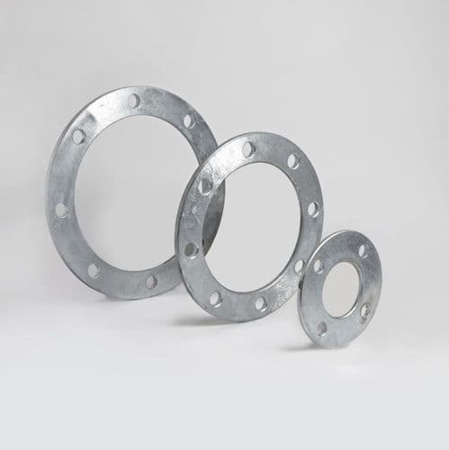 GALVANISED MILD STEEL BACKING RING - BS10 TABLES D & E