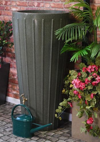 Green Marble Cosmo Water Butt Planter - 200 Litre