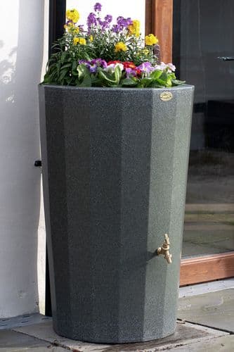 Green Marble Midi Metropolitan Water Butt Planter
