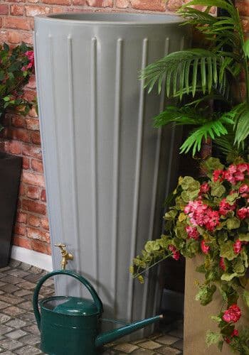 Grey Cosmo Water Butt Planter - 200 Litre