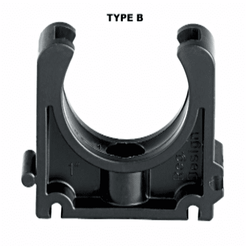 Industrial Pipe Clip - Black Imperial