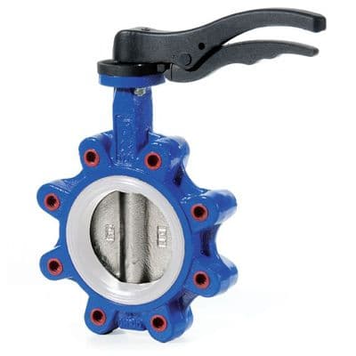 Lugged & Tapped Butterfly Valve  Stainless Steel Disc  PTFE Liner