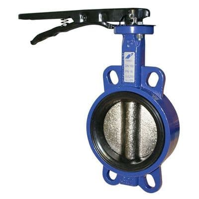 Multi-flange Wafer Pattern Butterfly Valve  Nickel Plated Ductile Iron Disc  EPDM Liner