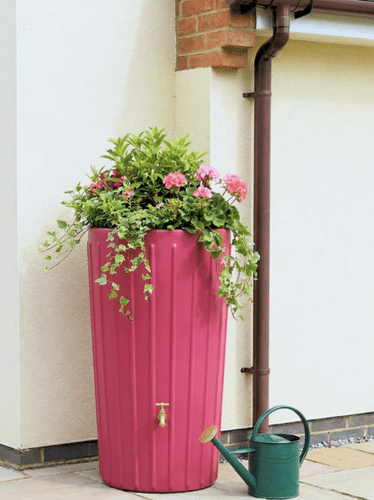 Pink Marble Cosmo Water Butt Planter - 200 Litre