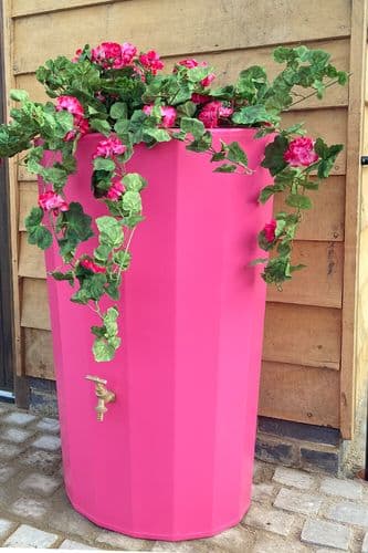 Pink Midi Metropolitan Water Butt Planter