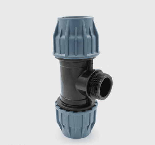 Polypropylene Compression to Male Threaded Tee